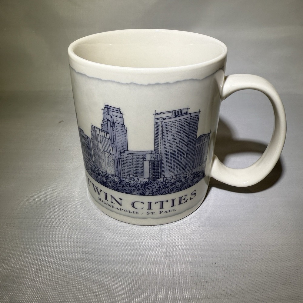 Starbucks Coffee Mug Cup 2008 Twin Cities Minneapolis Architecture Series 18oz